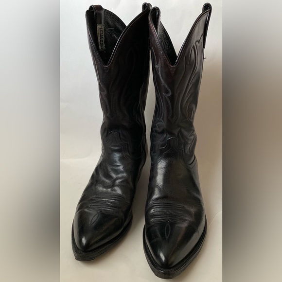 Code West Black Cherry Cowboy Boots Size 10.5 EE Extra Wide Western Cowgirl Farm - Picture 2 of 11